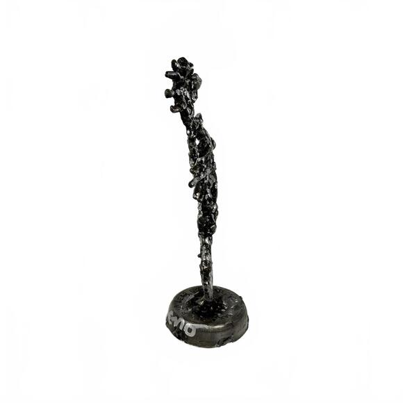 Upcycled Industrial Steampunk Metal Art Seahorse Sculpture 7 in - Signed Chemo - Picture 3 of 9